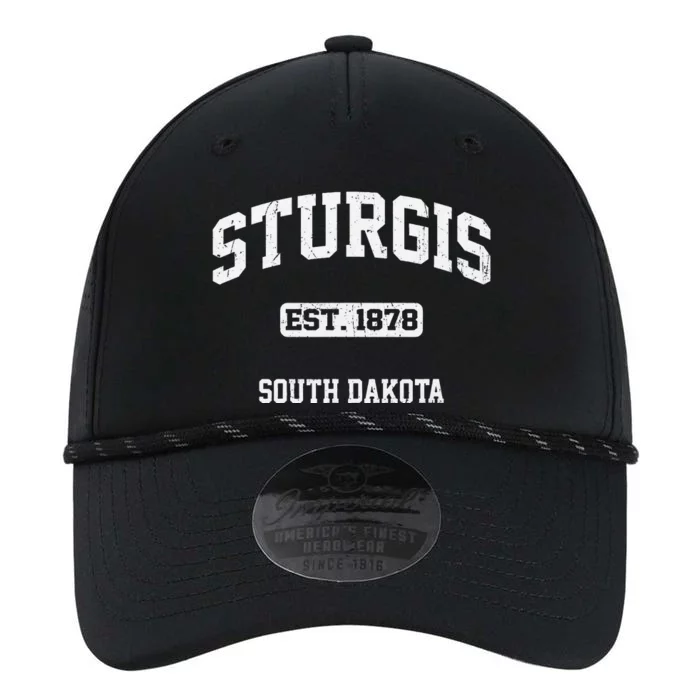 Sturgis South Dakota SD vintage State Athletic style Performance The Dyno Cap