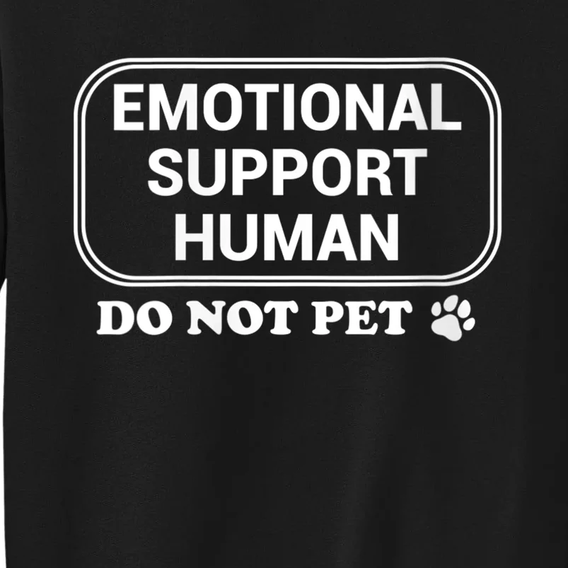 S Service Dog Joke Service People Emotional Support Human Vneck Sweatshirt