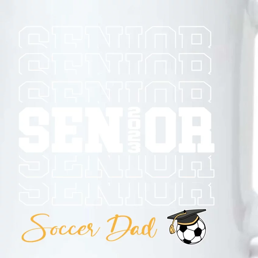 Senior Soccer Dad 2023 Soccer Gift Proud Dad Gift Black Color Changing Mug