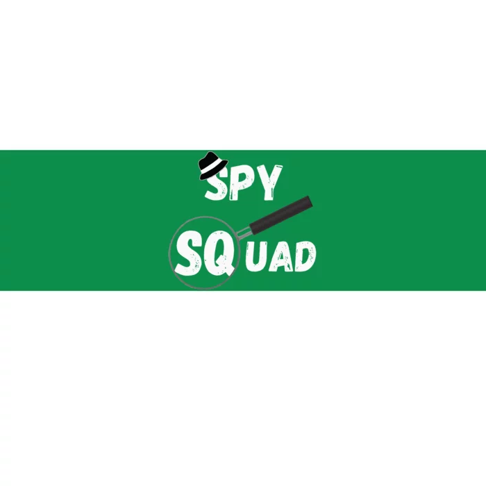 Spy Squad Detective Team Spying Crew Investigate Espionage Bumper Sticker