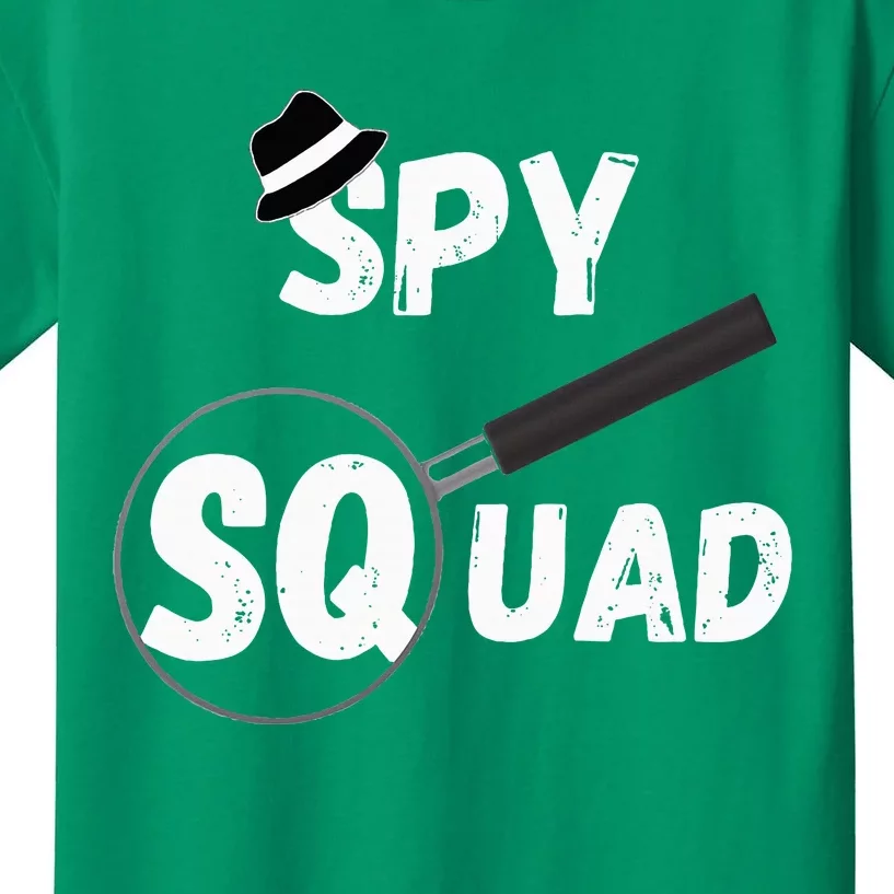 Spy Squad Detective Team Spying Crew Investigate Espionage Kids T-Shirt