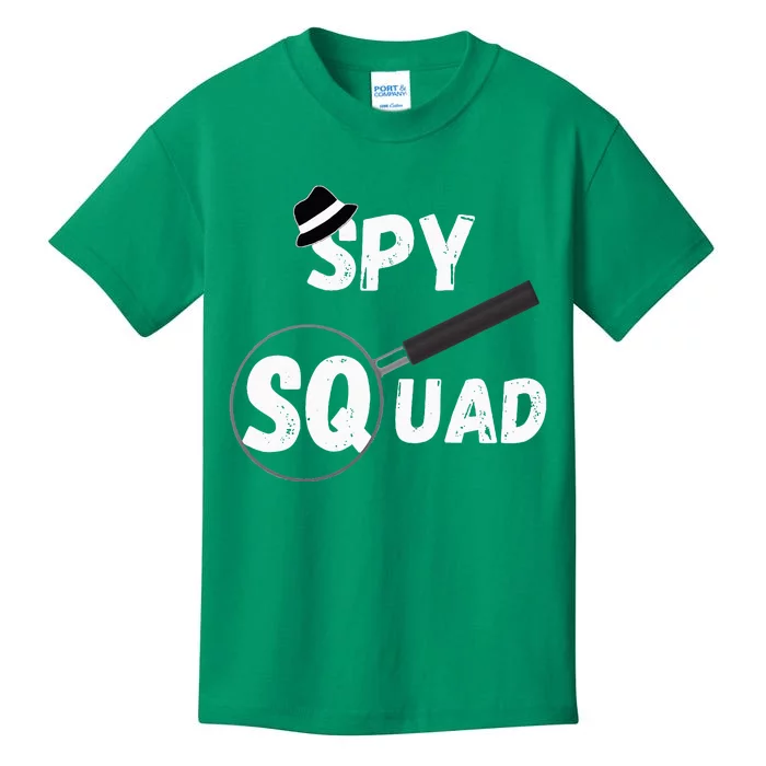 Spy Squad Detective Team Spying Crew Investigate Espionage Kids T-Shirt