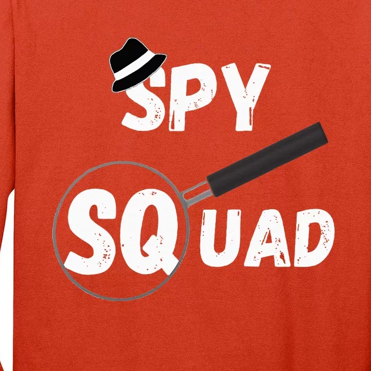 Spy Squad Detective Team Spying Crew Investigate Espionage Tall Long Sleeve T-Shirt