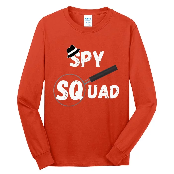 Spy Squad Detective Team Spying Crew Investigate Espionage Tall Long Sleeve T-Shirt