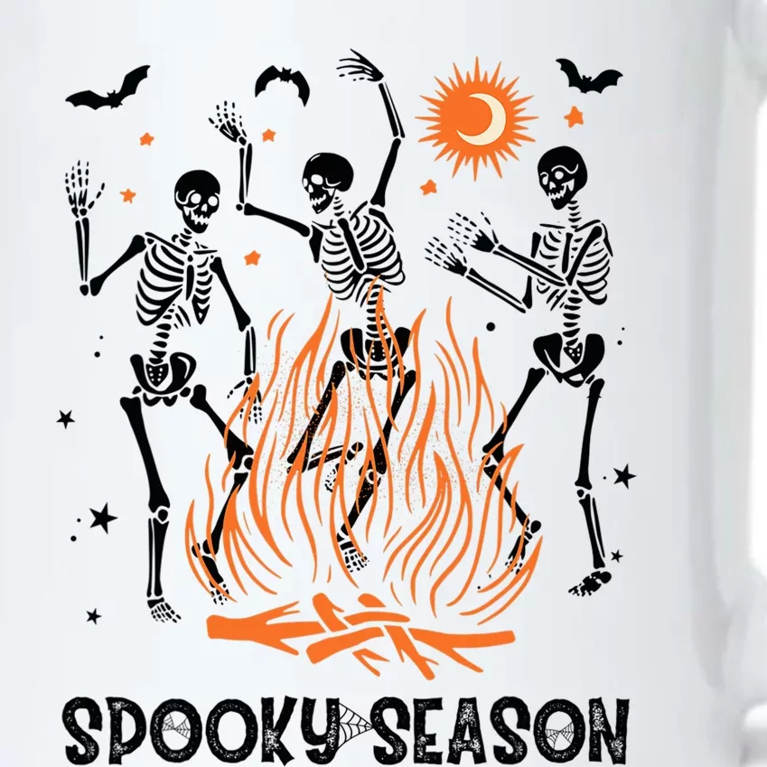 Spooky Season Dancing Skeleton Halloween Costume Funny Cute Black Color Changing Mug