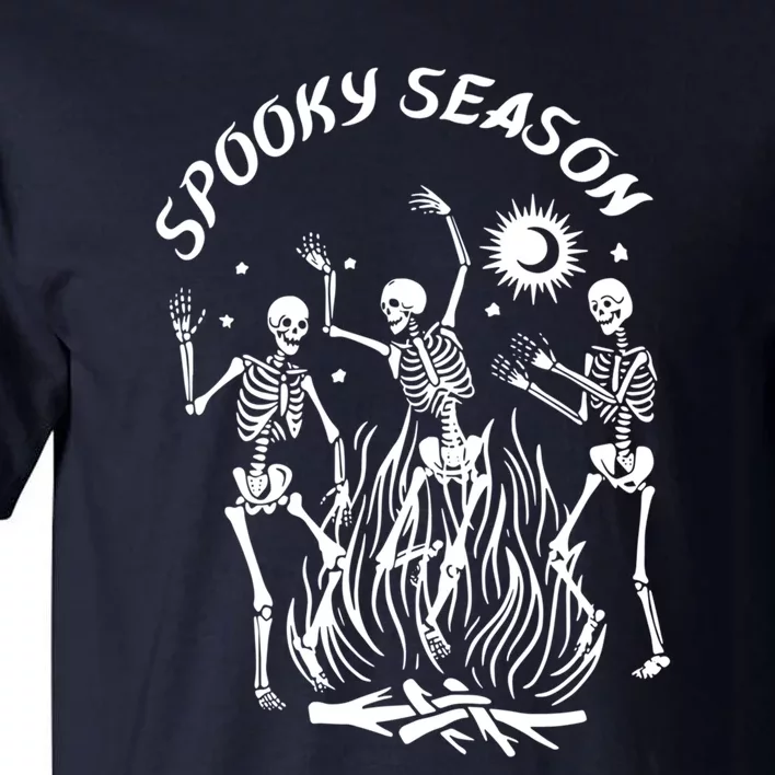 Spooky Season Dancing Skeleton Halloween Costume Tall T-Shirt