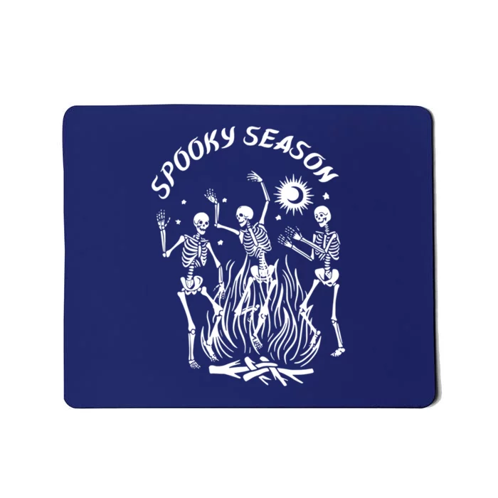 Spooky Season Dancing Skeleton Halloween Costume Mousepad