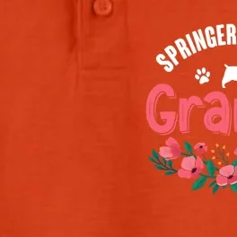 Springer Spaniel Dog Granny Grandma Xmas Dog Lover Christmas Meaningful Gift Dry Zone Grid Performance Polo