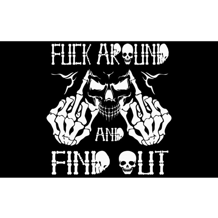 Spooky Skeleton Daredevil Skull Bumper Sticker