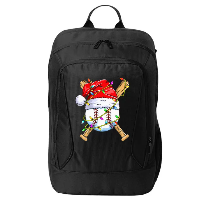 Santa Sports Design For Christmas Baseball Player City Backpack