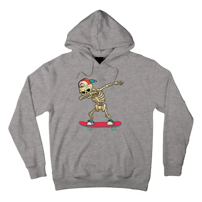 Skeleton Skateboard Dabbing Skate Skeleton Tall Hoodie