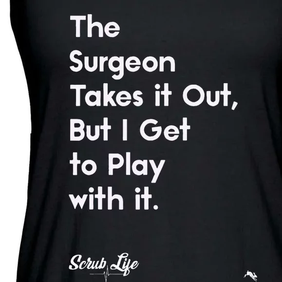 Surgery Surgical Doctors Nurses & Scrub Tech Ladies Essential Flowy Tank