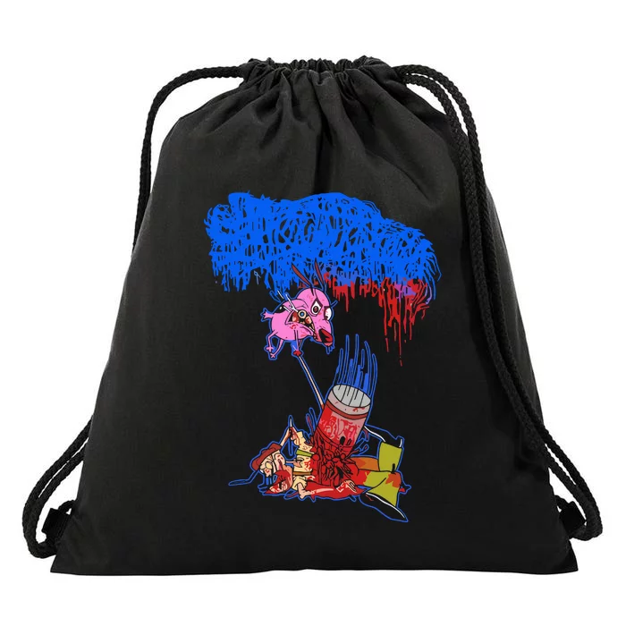 Sanguisugabogg Stupid Dog Drawstring Bag