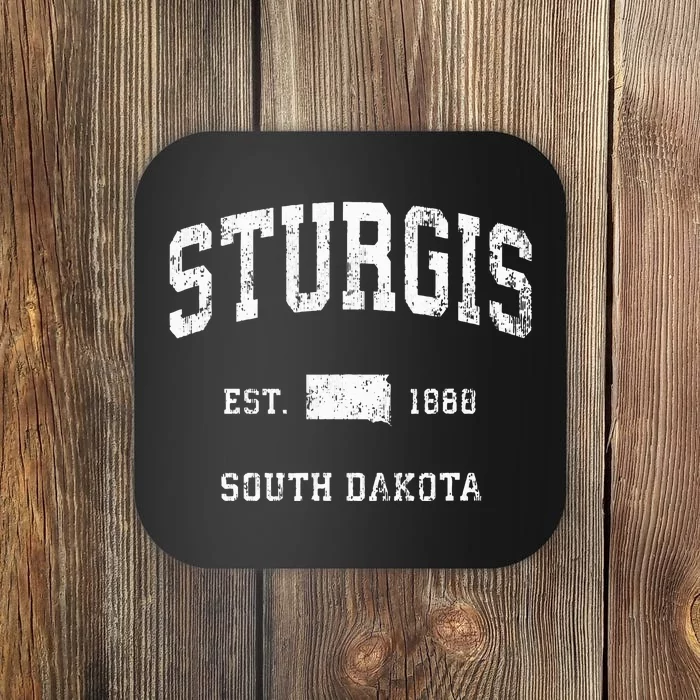 Sturgis South Dakota Sd Vintage Athletic Coaster