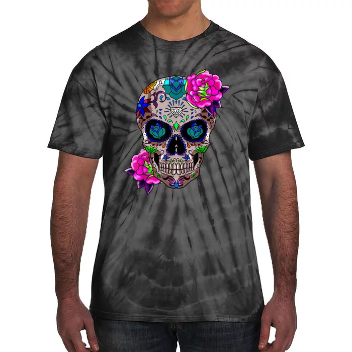 Sugar Skull Day Of The Dead Cool Bone Head Skulls Gift Idea T-Shirt Black