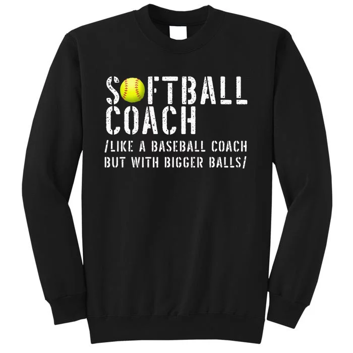 Softball Softball Dad Softball Coach Sweatshirt