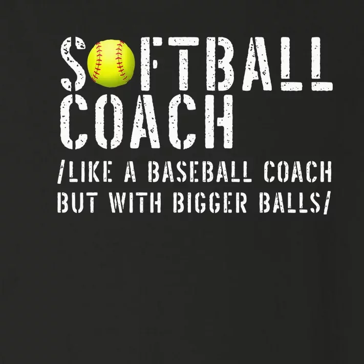 Softball Softball Dad Softball Coach Toddler Long Sleeve Shirt