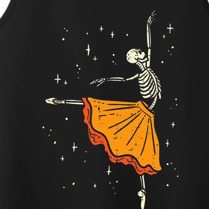 Spooky Skeleton Dance Costume for Halloween Performance Tank