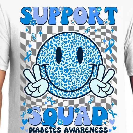 Support Squad Diabetes Awareness Pajama Set