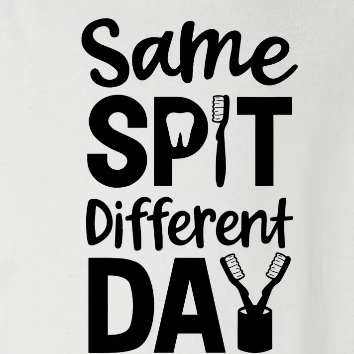 Same Spit Different Day Cute Tooth Dental Assistant Toddler Long Sleeve Shirt