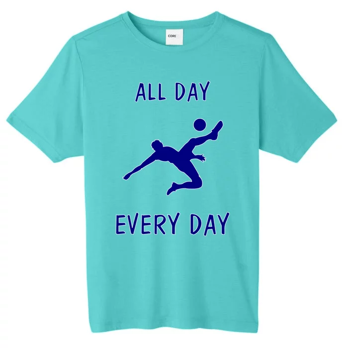 Soccer Striker Dribbling Goal Getter Soccer Player Winner Gift ChromaSoft Performance T-Shirt