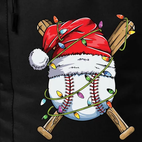 Santa Sports Design For Boy Christmas Baseball Player Daily Commute Backpack