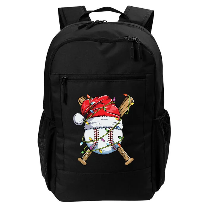 Santa Sports Design For Boy Christmas Baseball Player Daily Commute Backpack