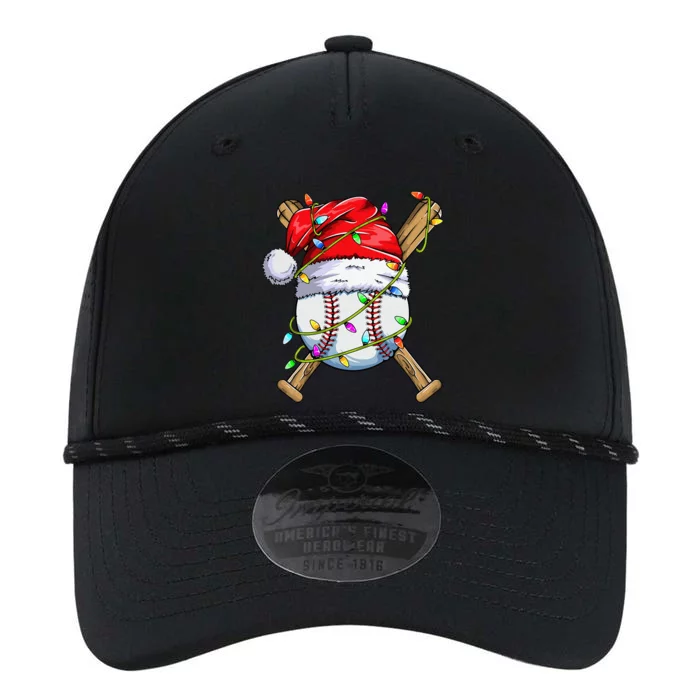 Santa Sports Design For Christmas Baseball Player Performance The Dyno Cap