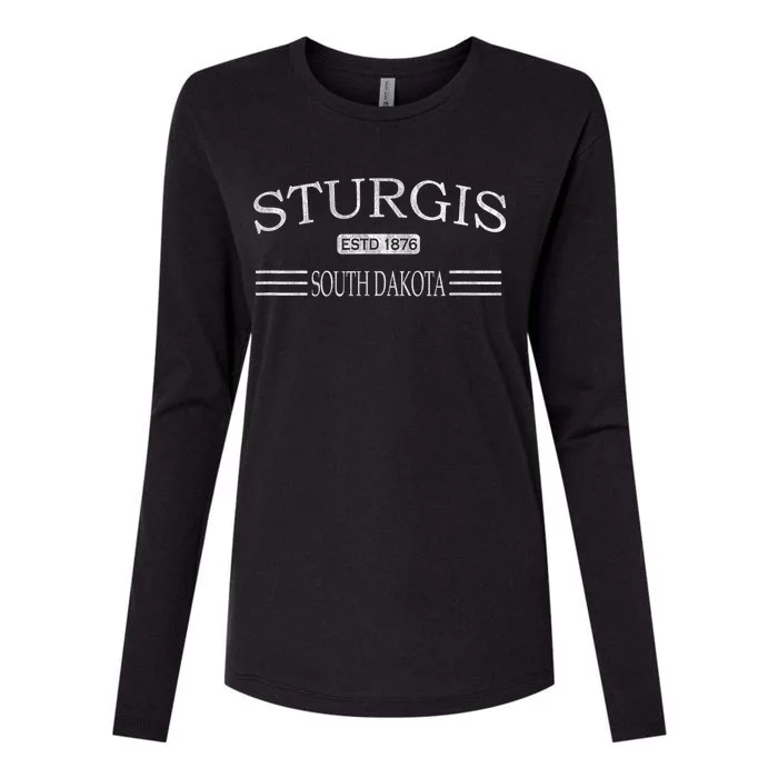 Sturgis South Dakota Sd Womens Cotton Relaxed Long Sleeve T-Shirt