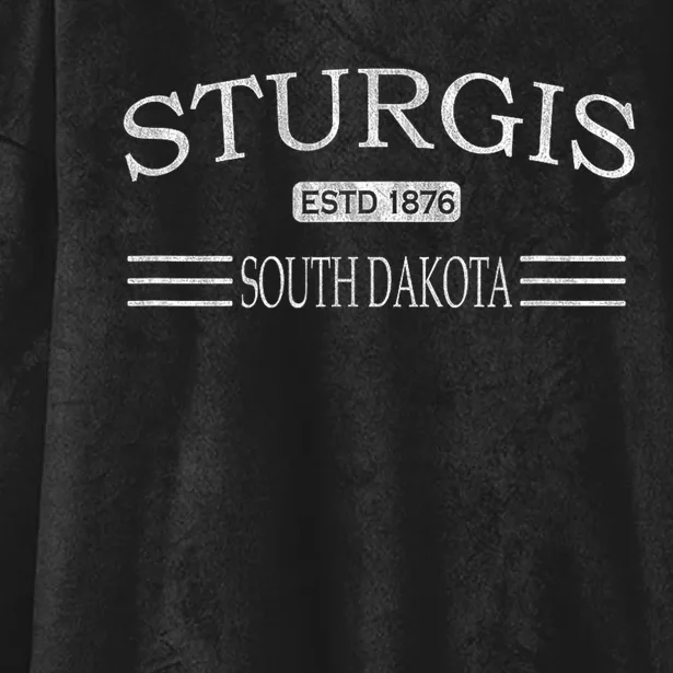 Sturgis South Dakota Sd Hooded Wearable Blanket