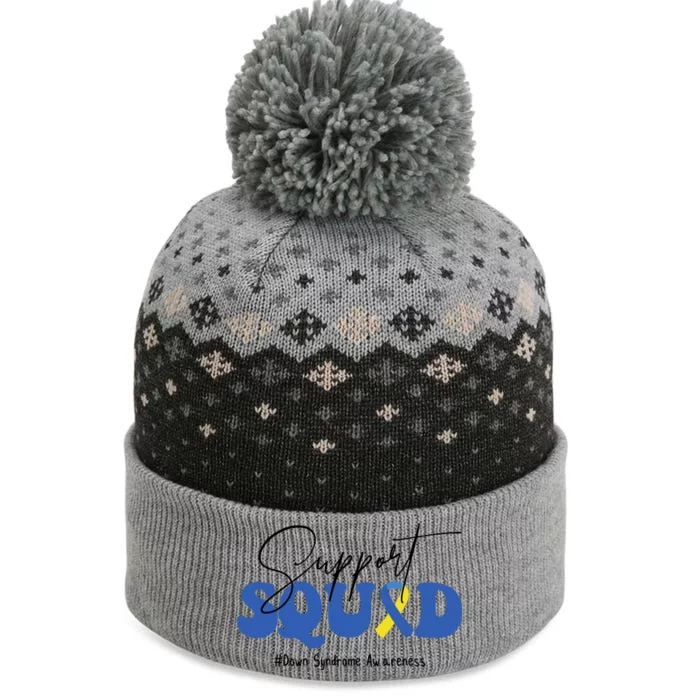 Support Squad Down Syndrome Awareness Month The Baniff Cuffed Pom Beanie