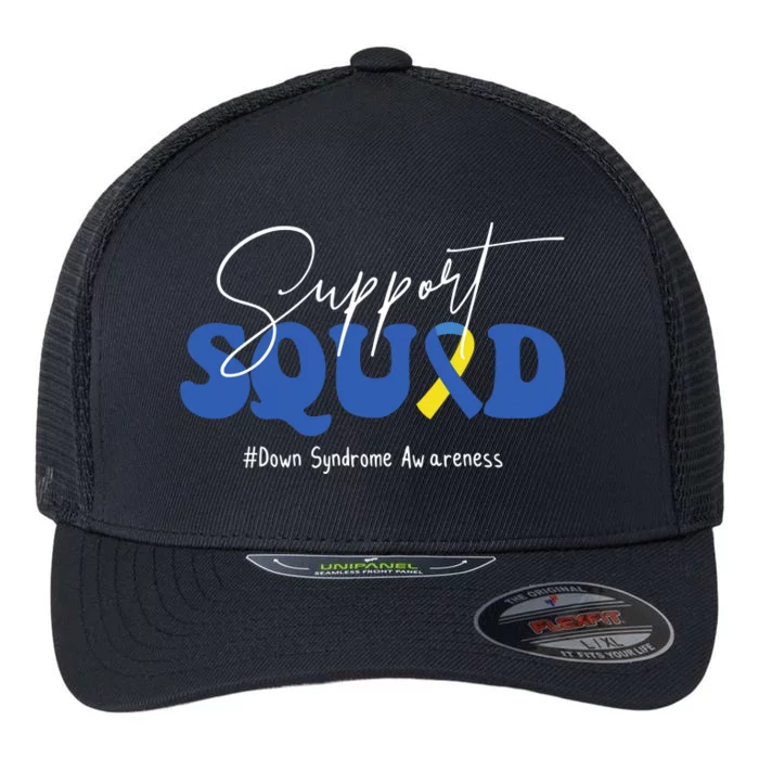 Support Squad Down Syndrome Awareness Month Flexfit Unipanel Trucker Cap