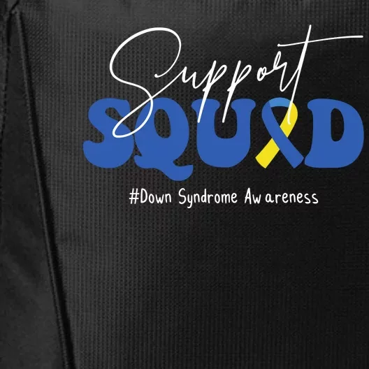 Support Squad Down Syndrome Awareness Month City Backpack