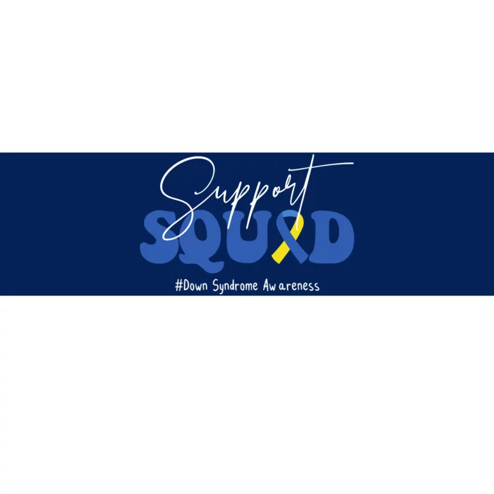 Support Squad Down Syndrome Awareness Month Bumper Sticker