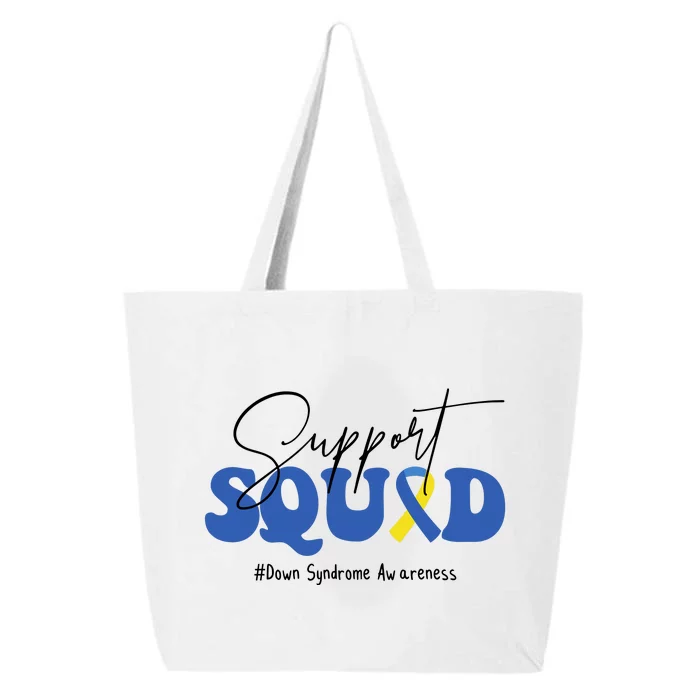 Support Squad Down Syndrome Awareness Month 25L Jumbo Tote