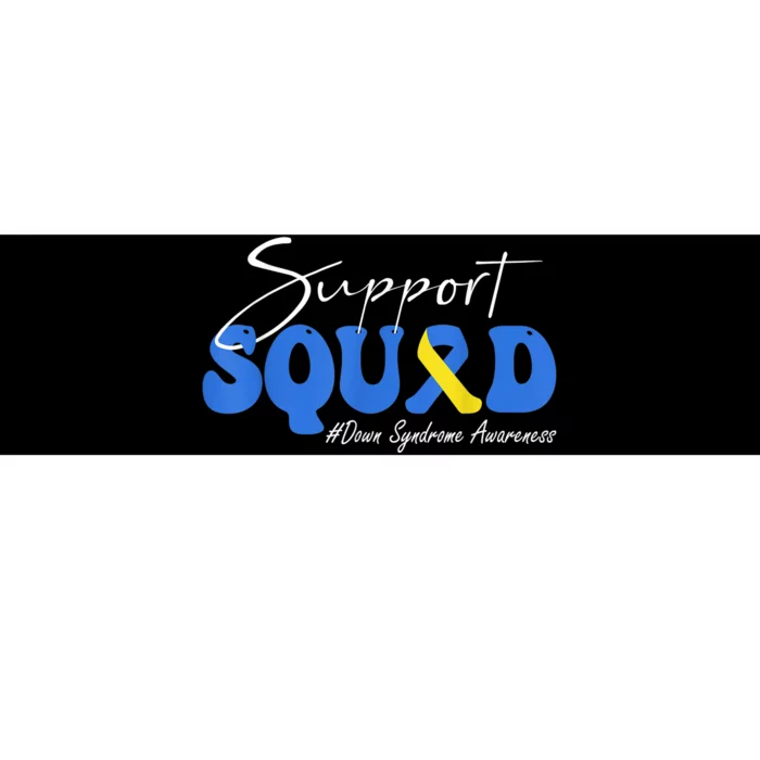 Support Squad Down Syndrome Awareness Bumper Sticker