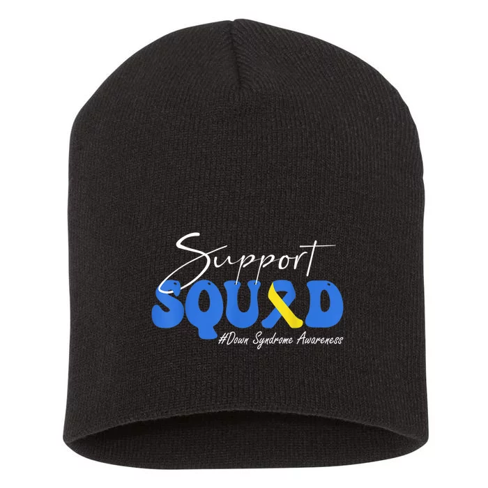 Support Squad Down Syndrome Awareness Short Acrylic Beanie