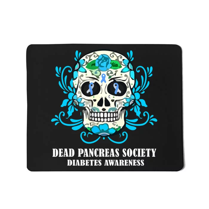 Sugar Skull Dead Pancreas Society Diabetes Awareness Mousepad