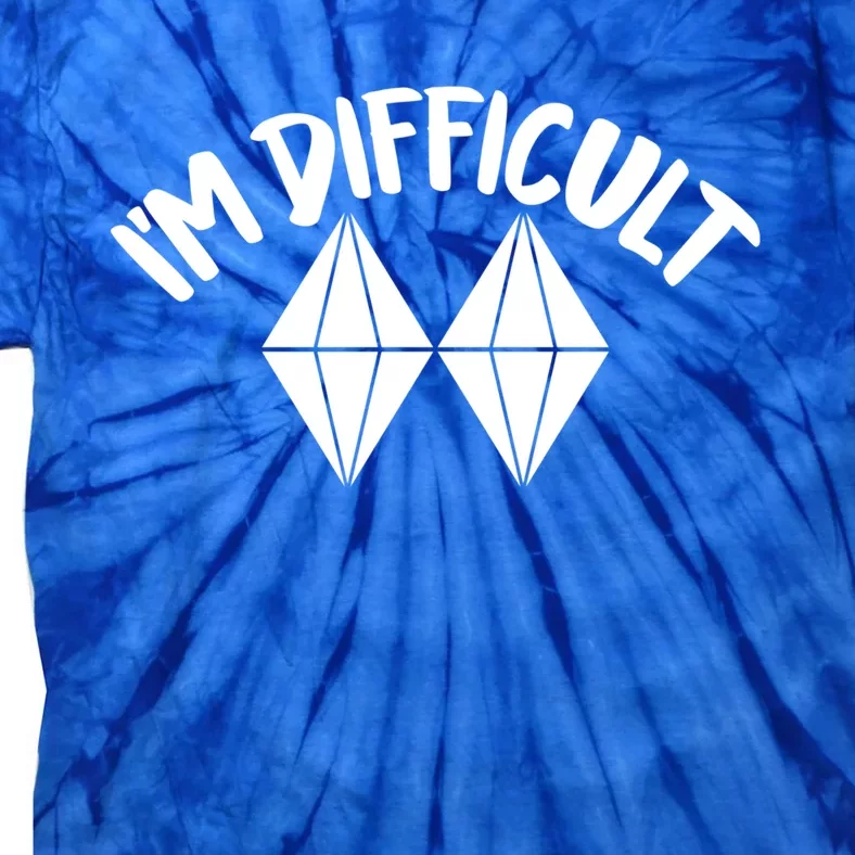 Skiing Snowboarding Difficult Gift Tie-Dye T-Shirt