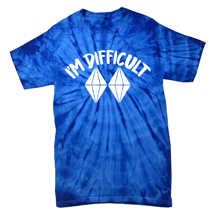 Skiing Snowboarding Difficult Gift Tie-Dye T-Shirt