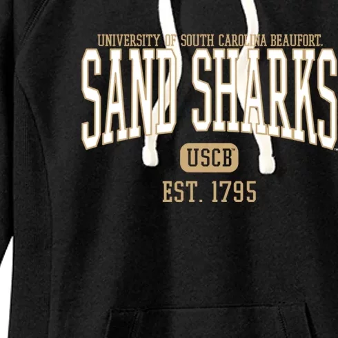 Sand Sharks Est Date Gift Women's Fleece Hoodie