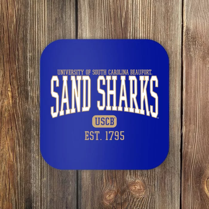 Sand Sharks Est Date Gift Coaster