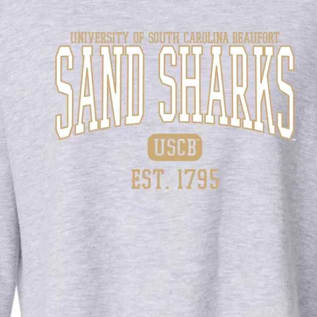 Sand Sharks Est Date Gift Cropped Pullover Crew