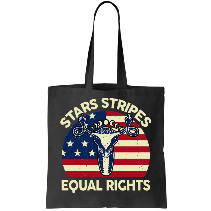 Stars Stripes & Equal Rights Feminist Tote Bag