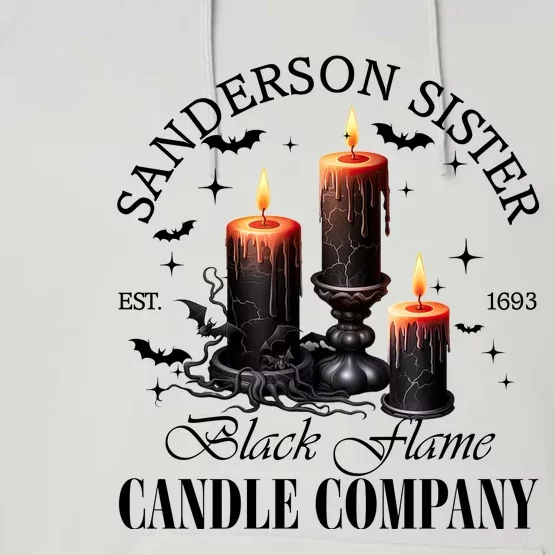 Sanderson Sisters Est 1693 Candle Company Halloween Bad Witches Vibes Performance Fleece Hoodie