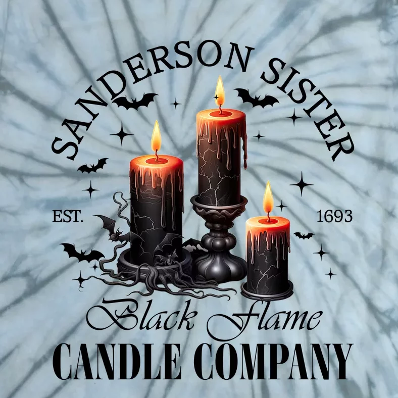 Sanderson Sisters Est 1693 Candle Company Halloween Bad Witches Vibes Tie-Dye T-Shirt