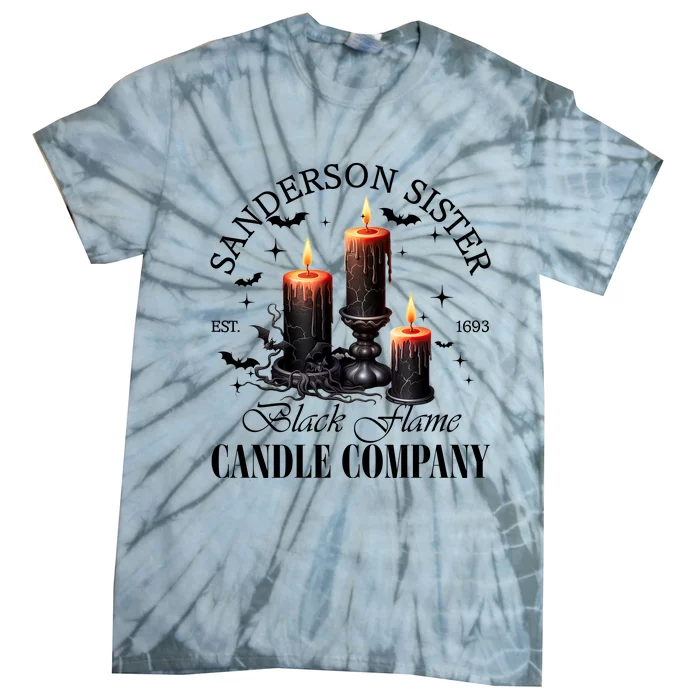 Sanderson Sisters Est 1693 Candle Company Halloween Bad Witches Vibes Tie-Dye T-Shirt