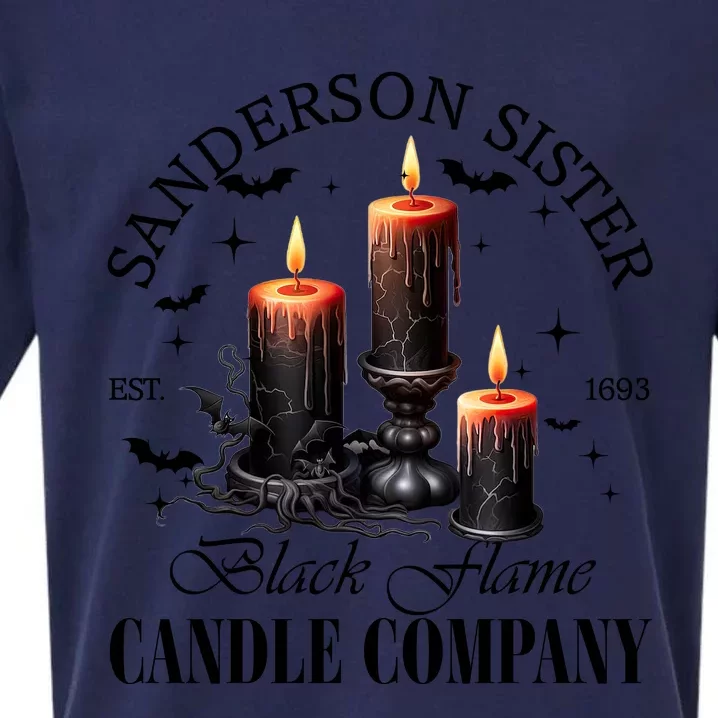 Sanderson Sisters Est 1693 Candle Company Halloween Bad Witches Vibes Sueded Cloud Jersey T-Shirt