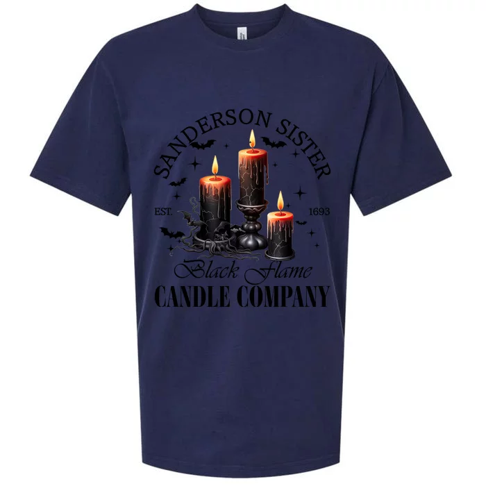 Sanderson Sisters Est 1693 Candle Company Halloween Bad Witches Vibes Sueded Cloud Jersey T-Shirt