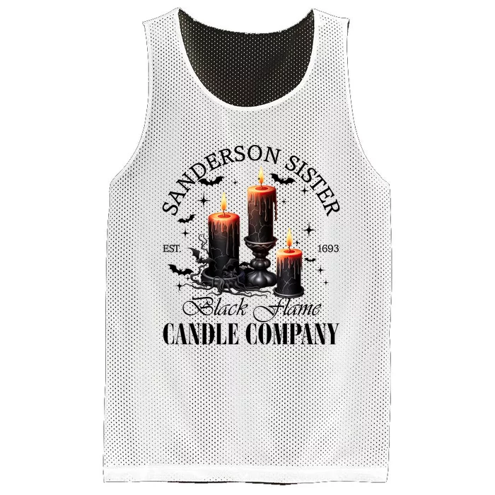 Sanderson Sisters Est 1693 Candle Company Halloween Bad Witches Vibes Mesh Reversible Basketball Jersey Tank